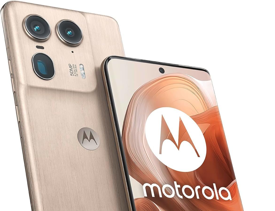 Motorola Moto Edge 50 Ultra(Display 6.67 Inch POLED 144 Hz,Memory16GB/1TB,Camera 50+50+64MP Al,4500mAh Turbo Power 125W,Dual SIM,IP68,NFC,125W Charger Cover in Package,Android14),Nordic Wood