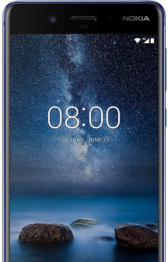 Nokia 8 4GB UK SIM-Free Smartphone – Blue Gloss (Certified Refurbished)