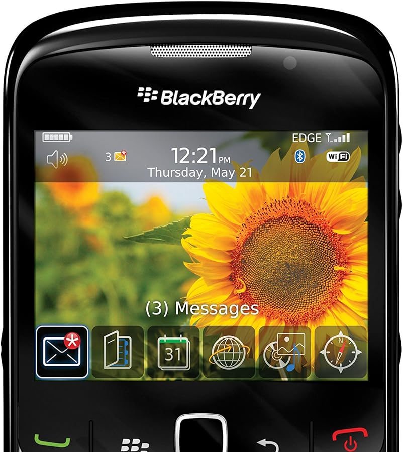 BlackBerry Curve 8520, 2.64 Inch Display, Wi-Fi, Black