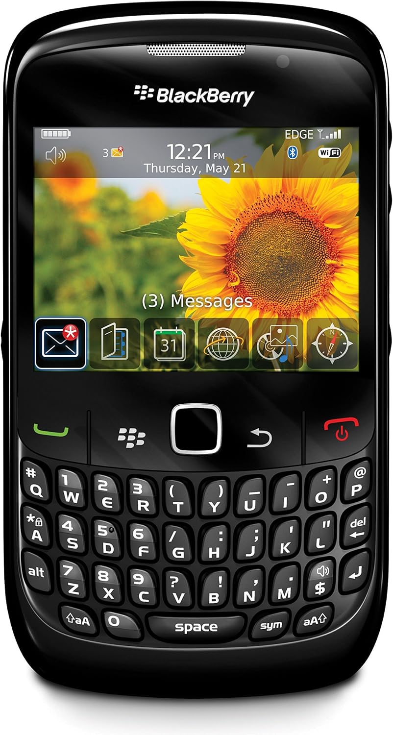 BlackBerry Curve 8520, 2.64 Inch Display, Wi-Fi, Black