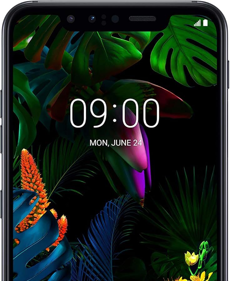 LG G8S Dual SIM Smartphone with Z Camera and Triple Rear Camera, OLED Display 6.21 inches, Memory 128GB, 6GB RAM, Android 9, Mirror Black