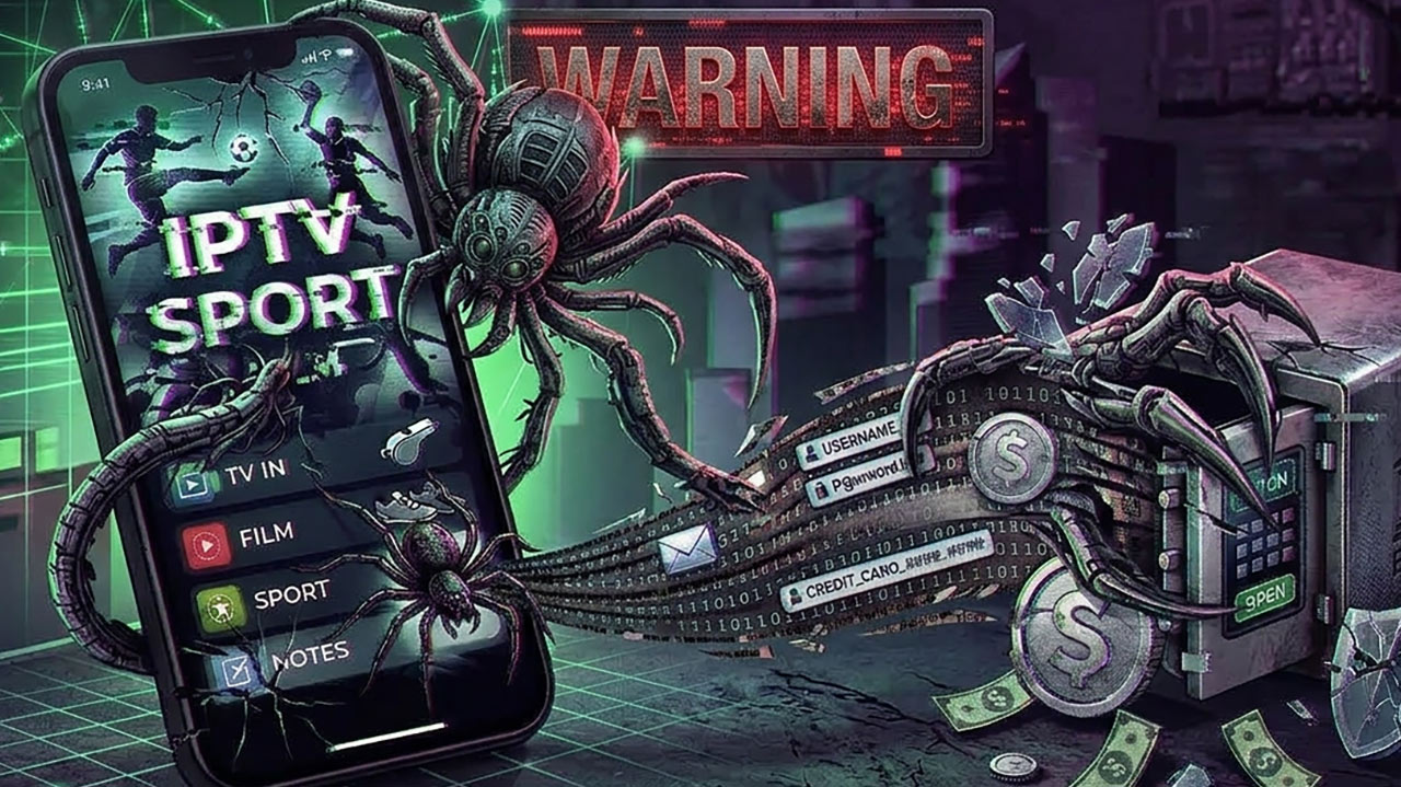 Attenzione alle app IPTV: nascondono Perseus, il malware che svuota il conto leggendo le tue note