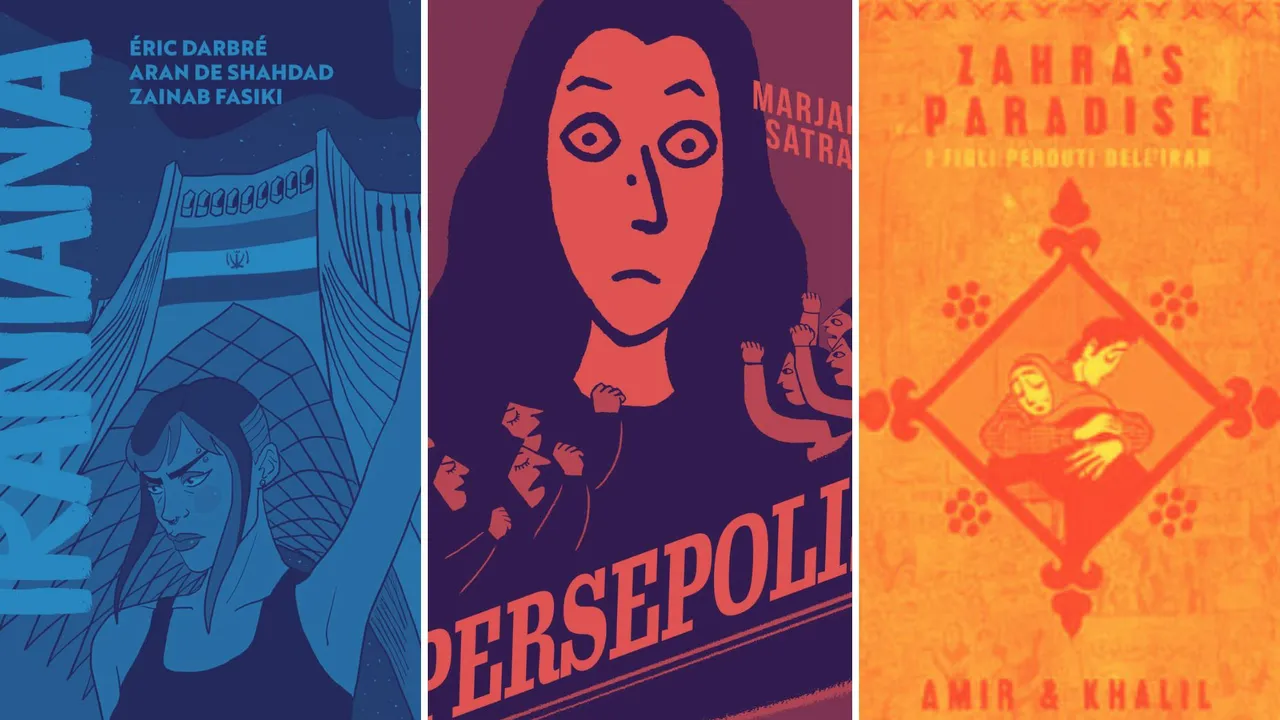 I fumetti che raccontano l’Iran: la rivoluzione di Khomeini, il regime degli ayatollah, le speranze e le ribellioni di un popolo