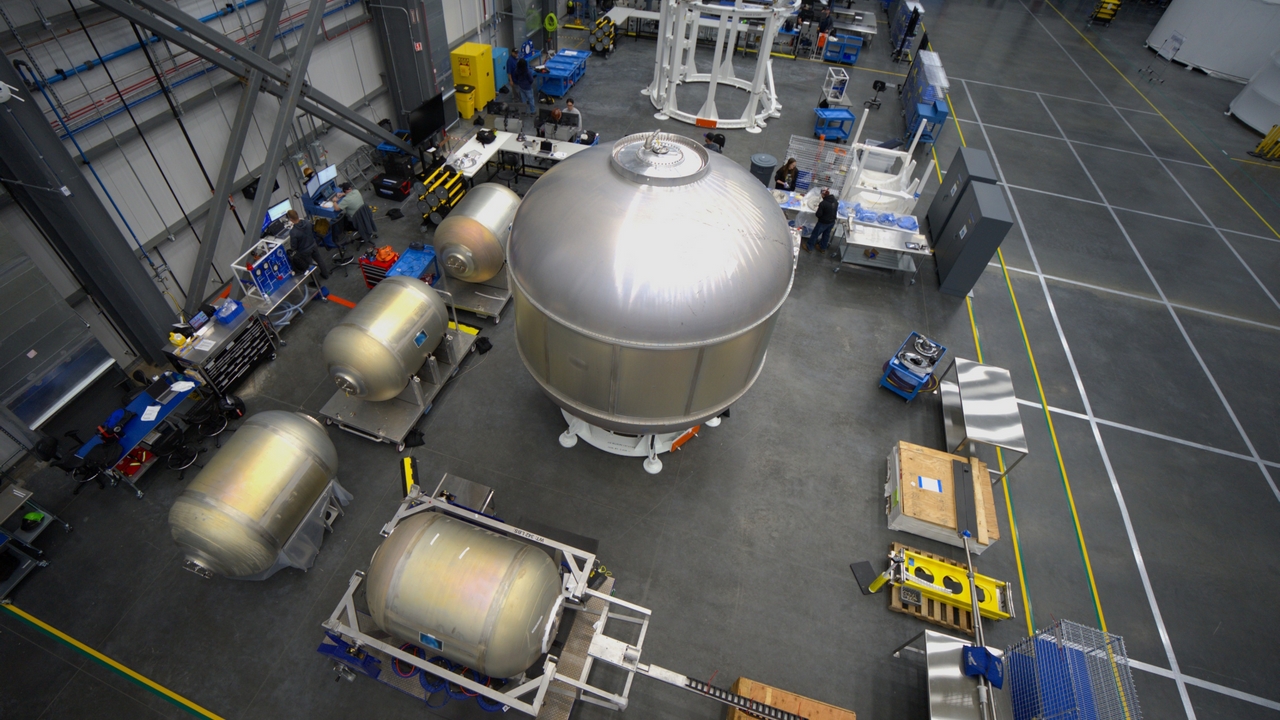 Blue Origin sta assemblando il secondo lander lunare Blue Moon MK1
