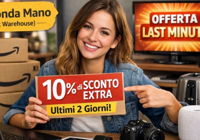 Amazon Warehouse e Seconda Mano: con le Offerte di Primavera arriva il 10% di sconto extra sull'usato garantito