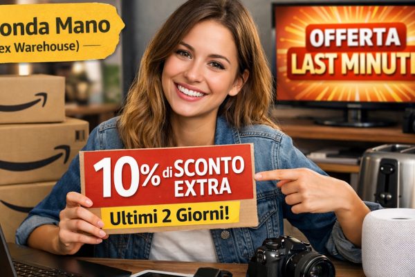 Amazon Warehouse e Seconda Mano: con le Offerte di Primavera arriva il 10% di sconto extra sull'usato garantito