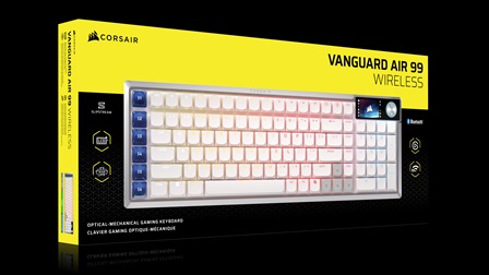 Corsair Vanguard Air 99 Wireless: non si era mai vista una tastiera gaming così professionale