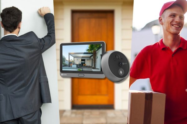 Consegna a casa o scocciatore? Con questo spioncino digitale in offerta scopri subito chi ha suonato, ovunque tu sia