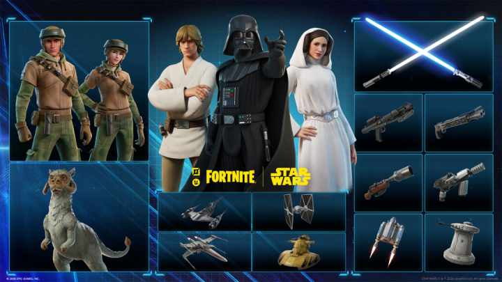 Fortnite apre a Star Wars: i creator potranno creare esperienze personalizzate con personaggi iconici