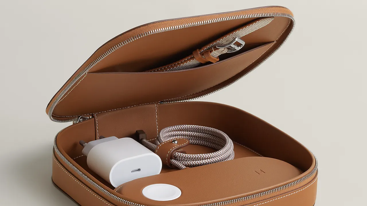 Hermès Paddock Duo, il set di ricarica MagSafe per Apple da quasi 4mila euro