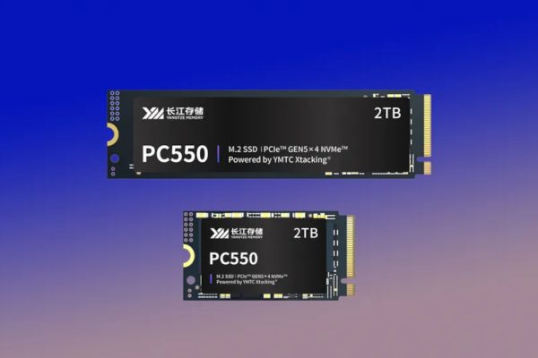 La cinese YMTC debutta negli SSD PCIe 5.0 client con il nuovo PC550 fino a 10,5 GB/s