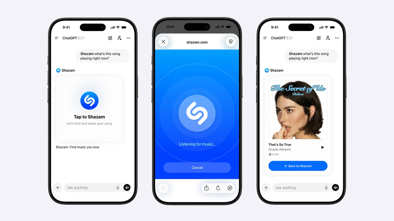 Shazam su ChatGPT, come attivarlo e come funziona