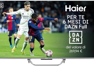 Smart TV QLED 50'' a un super prezzo: 4K, 120Hz e HDMI 2.1 tornano a 249€ con Google TV e DAZN gratuito per 6 mesi