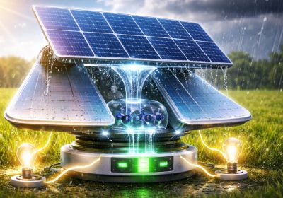 Sole e pioggia insieme: il nuovo pannello ibrido che genera elettricità anche nelle giornate peggiori