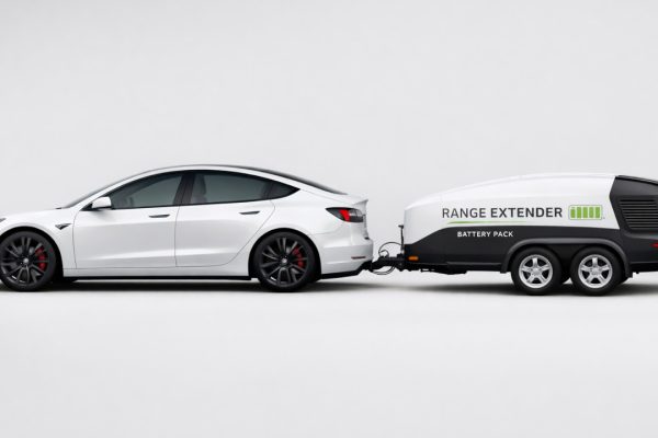Tesla, maggiore autonomia grazie a una rimorchio-batteria? Il brevetto che sorprende