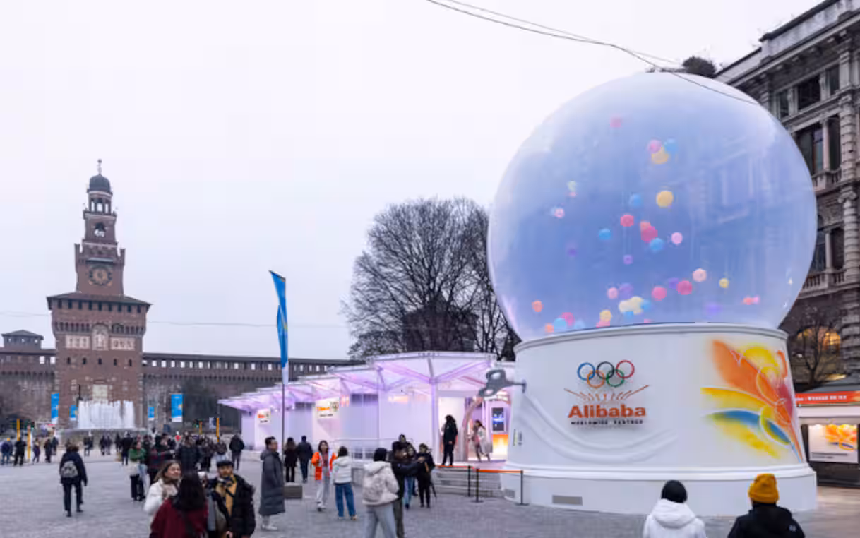 Olimpiadi, Alibaba porta “Wonder on Ice” al Castello Sforzesco