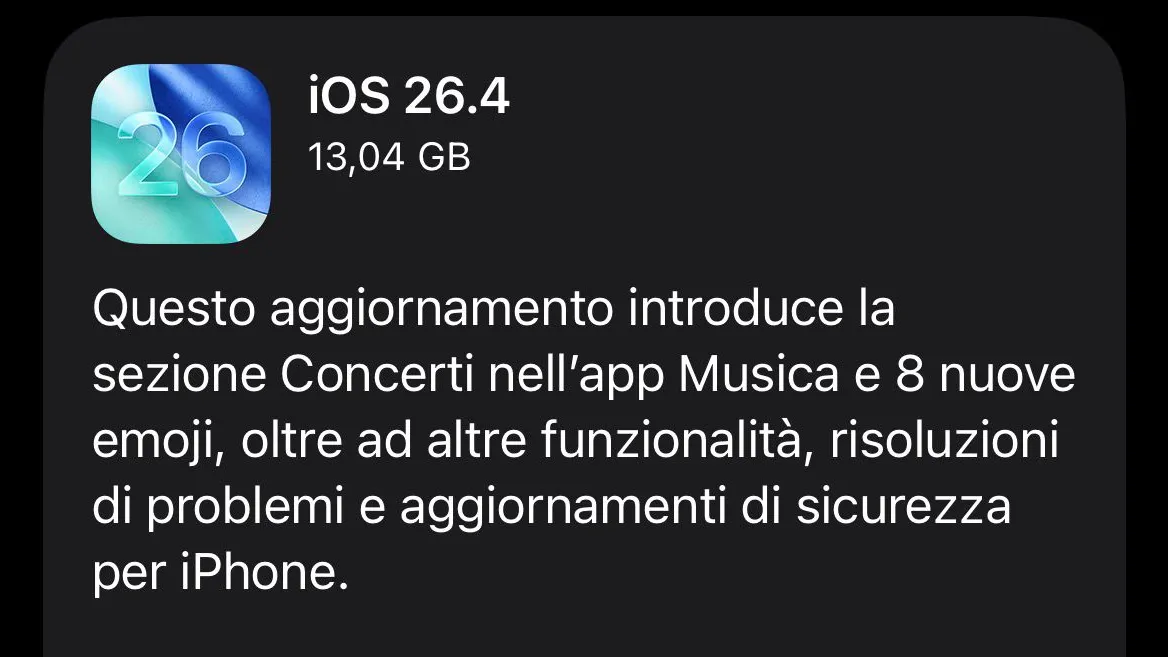 iOs 26.4 è l’aggiornamento da fare se sei amante della musica