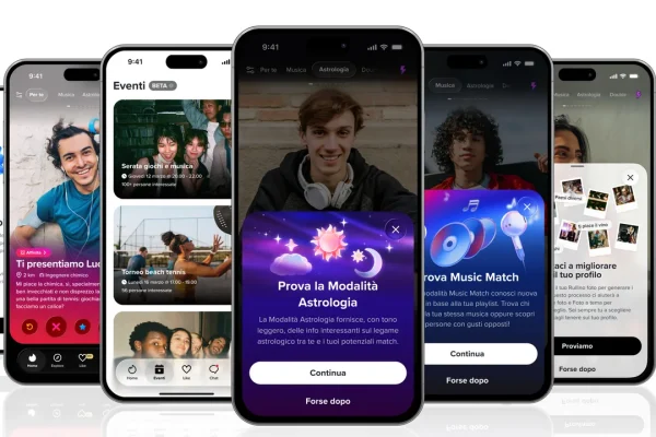 Tinder cambia tutto con AI, controllo facciale, speed date in video ed eventi dal vivo