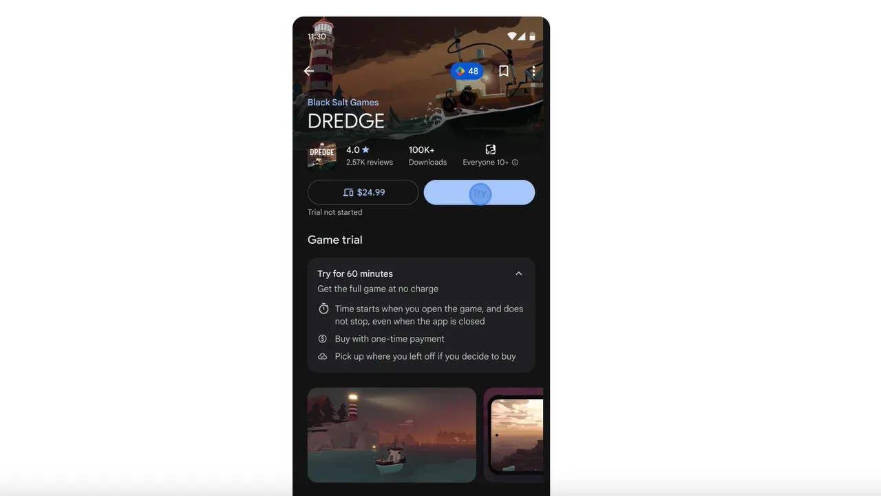 I giochi Android a pagamento si possono ora provare gratis