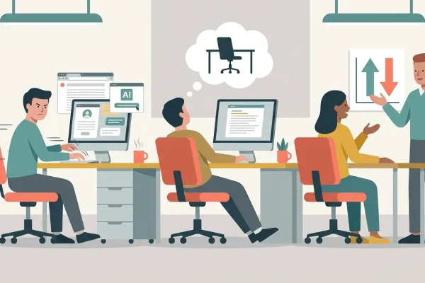 Intelligenza Artificiale: La Doppia Faccia della Produttività e dell’Ansia nel Mondo del Lavoro