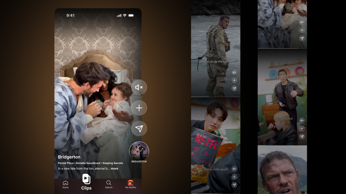 Netflix lancia ‘Clips’: il nuovo feed video verticale che sfida TikTok
