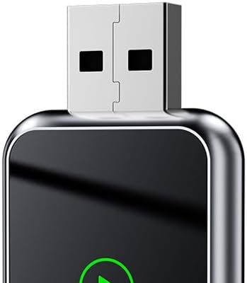 Adattatore Carplay Wireless per Benz GLA 2017-2019 2020 2021 2022 2023 2024 2025, Adattatore Wireless 2 in 1 Auto CarPlay e Android, Converte Cablato Wireless, Plug Play,Silver