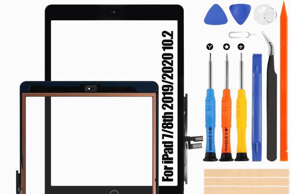 Reparo Touchscreen for iPad 7/8 Touch Screen for iPad 7th 2019/8th 2020 Touch Screen Digitizer Replacement Screen A2197 A2198 A2200 A2270 A2428 A2429 A2430 (Black with Home Button)