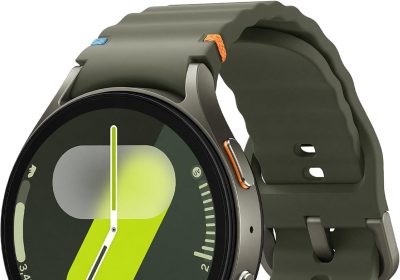 Samsung Galaxy Watch7 Smartwatch Galaxy AI Sleep Analysis, Dual Finger Close Control, Long Life Battery, GPS, BT, Aluminium Touch Bezel 44mm Green