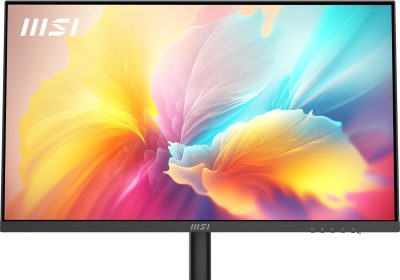 msi Modern MD272QXP Monitor – 27″ WQHD, 2560 x 1440 IPS, 100Hz, Eye-Friendly, DisplayHDR 400, Built-in Speakers, 4-Way Support, KVM – DP 1.2a, HDMI 2.0b, USB-C