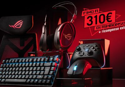 ASUS offre fino a 310€ di cashback con l’acquisto delle periferiche gaming ROG: scopri come funziona e quali prodotti scegliere!