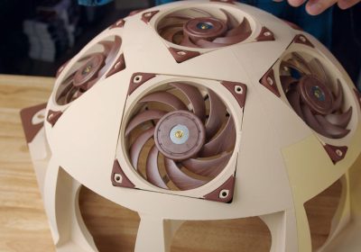 Altro che azoto: una cupola con ventole Noctua incastonate e la temperatura della CPU crolla