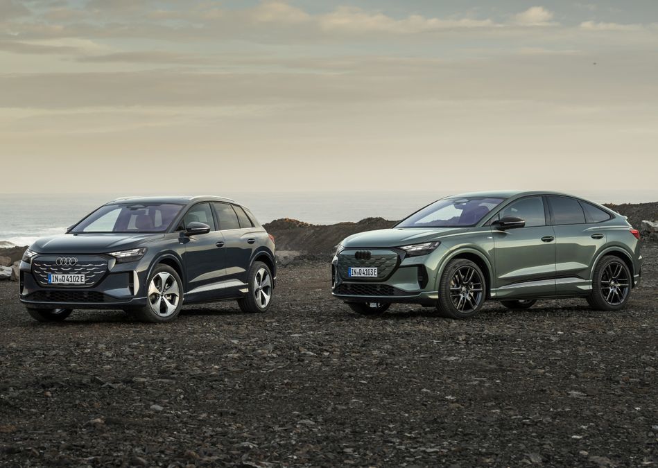 Audi Q4 e-tron: restyling con maggiore autonomia e ricarica V2L