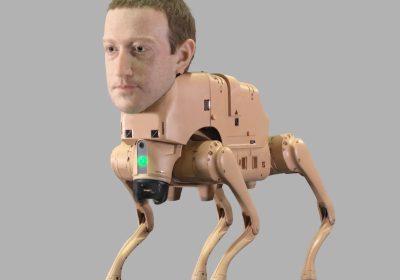Beeple Reinventa Musk, Bezos e Zuckerberg come Cani Robot che Creano Stampe e NFT