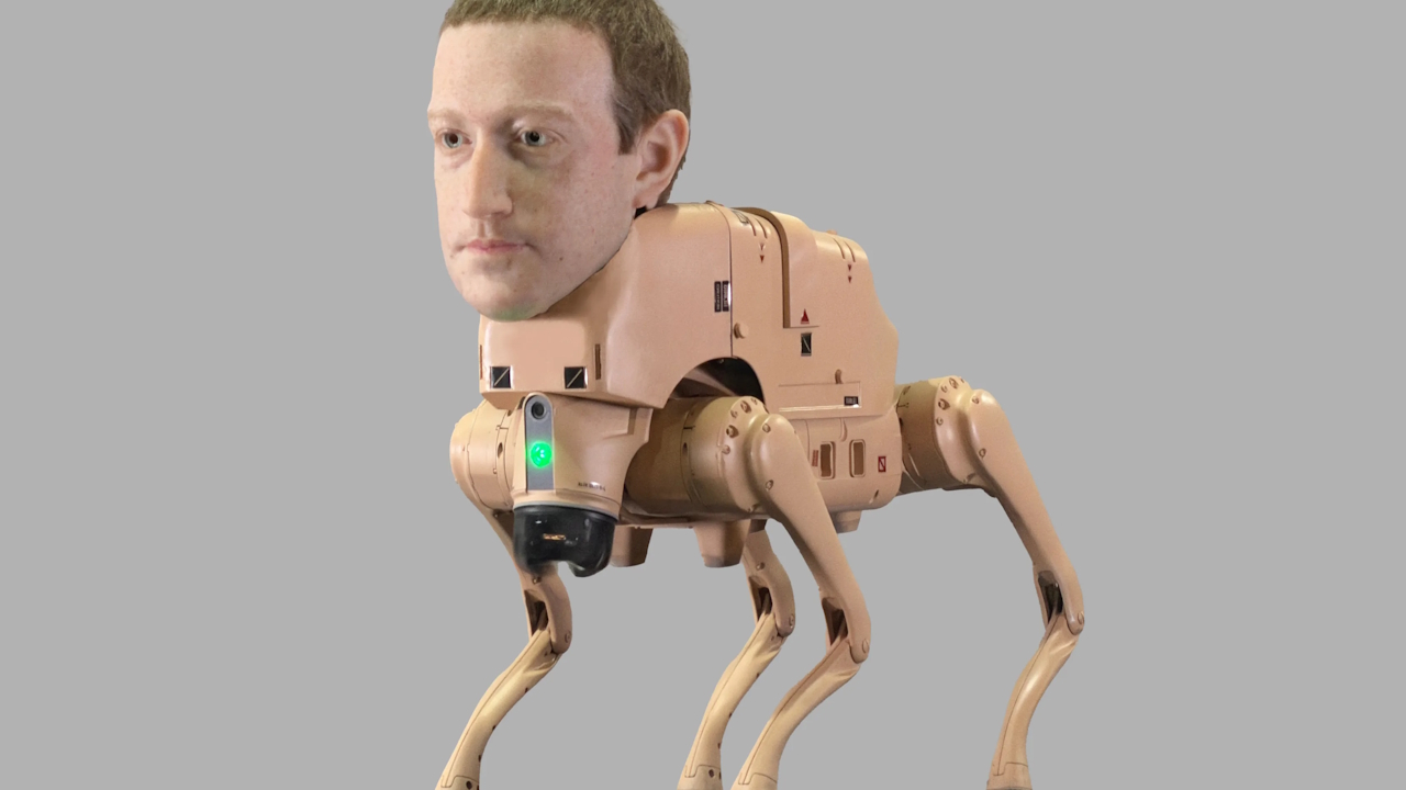 Beeple Reinventa Musk, Bezos e Zuckerberg come Cani Robot che Creano Stampe e NFT