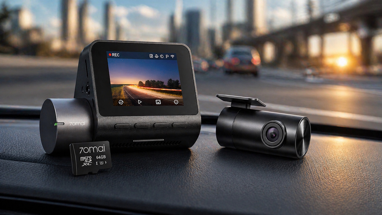 Dashcam 70mai A410 a 79,99€: doppia camera 2.5K con GPS e registrazione in parcheggio