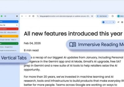 Google Chrome introduce il layout verticale e la lettura immersiva: le novità del 2026