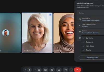 Google Meet permette ora di personalizzare le note delle riunioni