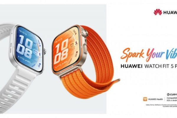 Huawei presenta la nuova serie Watch Fit 5 in Italia