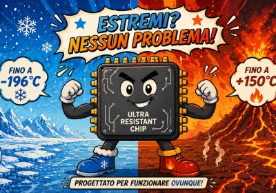 Il materiale rivoluzionario: resiste a temperature estreme che distruggerebbero qualsiasi chip!