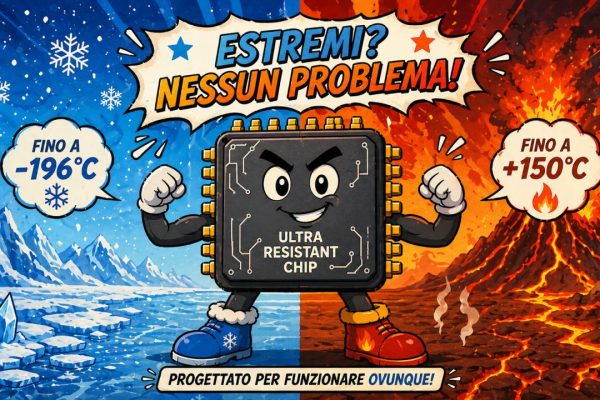 Il materiale rivoluzionario: resiste a temperature estreme che distruggerebbero qualsiasi chip!
