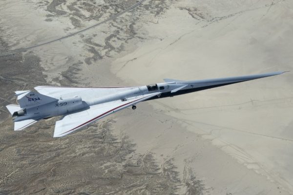 L'aeroplano supersonico ''silenzioso'' NASA X-59 QueSST ha effettuato il suo secondo volo di prova