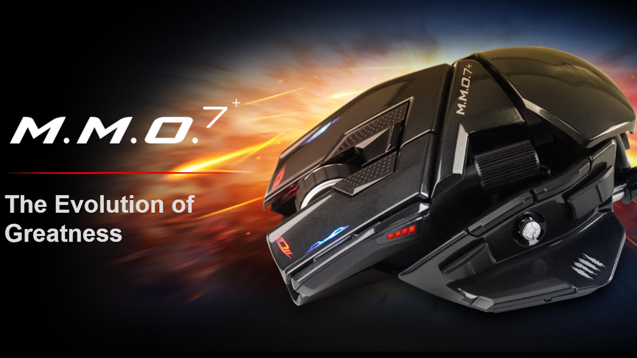 Mad Catz M.M.O. 7+: Il leggendario mouse MMO sbarca in Italia con connessione wireless e sensore PixArt PAW3395