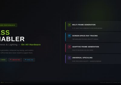 Multi Frame Generation 5x e 6x anche su GPU Radeon e RTX 4000 grazie a questo tool