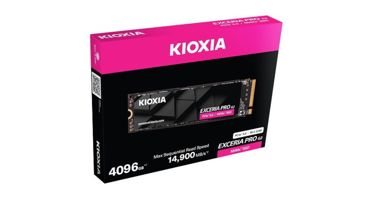 SSD Kioxia EXCERIA PRO G2 4TB, prestazioni da vero PCI Express 5.0