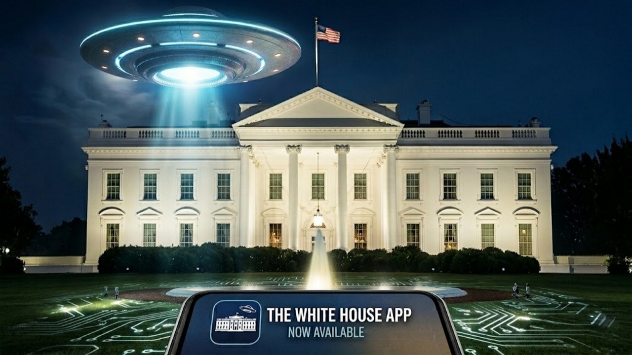 UFO e complotti: chi si cela dietro la nuova App della Casa Bianca lanciata da Trump?