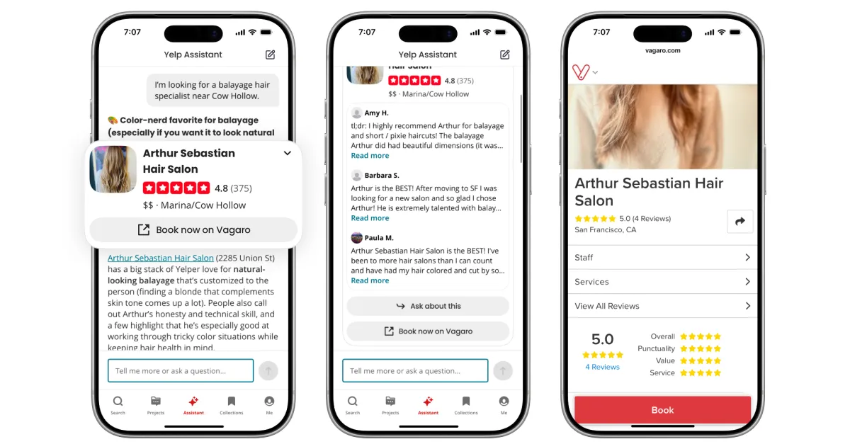 Yelp Potenzia il Suo Chatbot AI per Offrire Maggiore Utilità