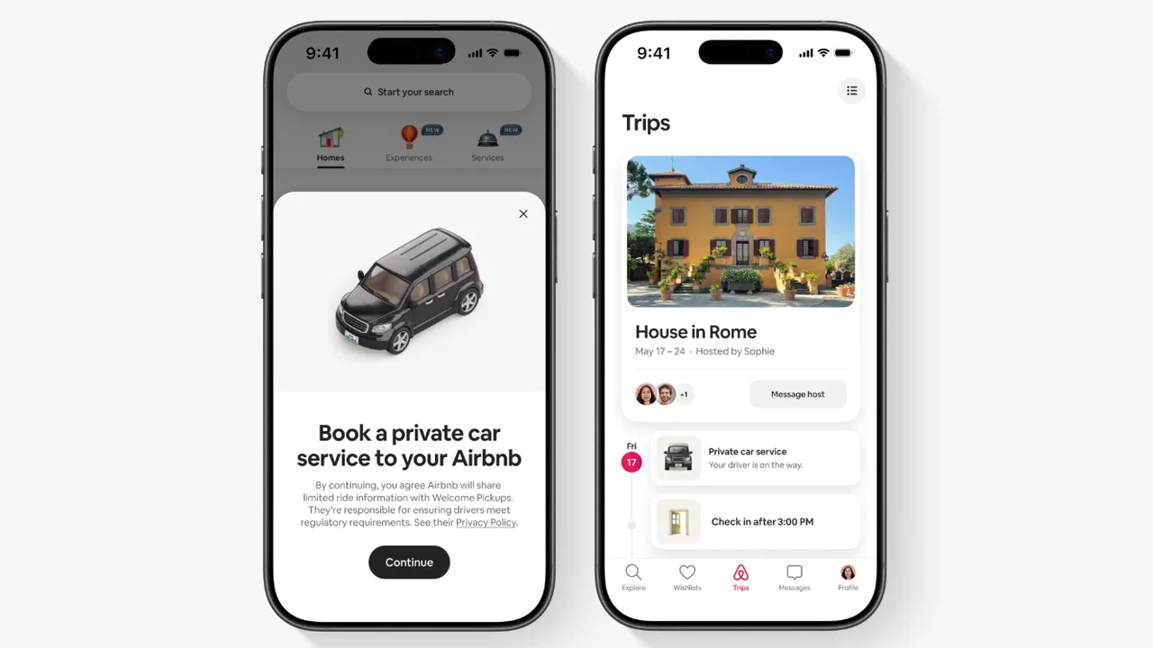 Airbnb lancia il servizio di transfer privato: come funziona e dove è disponibile in Italia