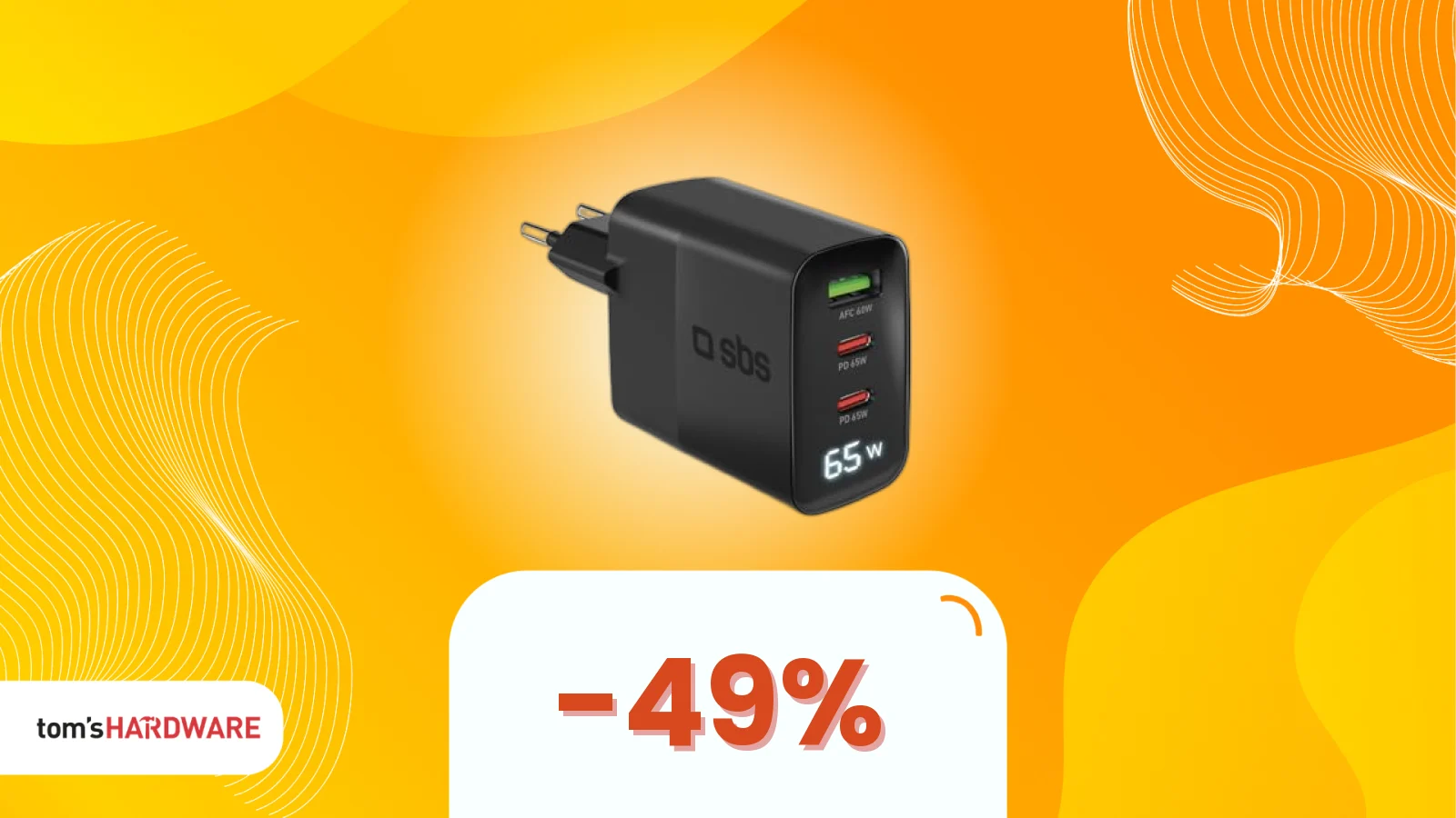 Sconto Imperdibile: Caricatore Rapido 65W al -49%! Affrettati!