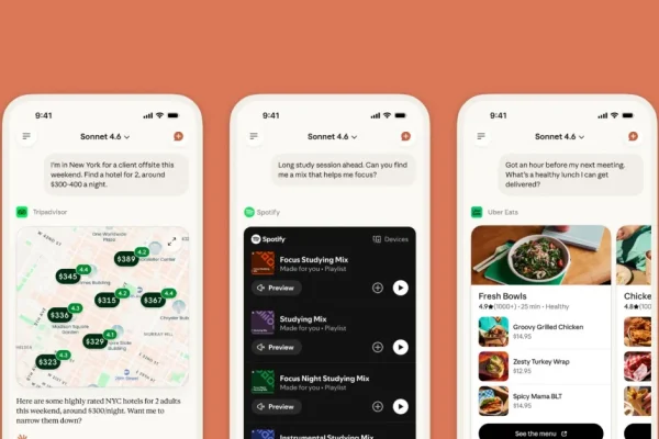 Claude si connette direttamente alle tue app personali come Spotify, Uber Eats e TurboTax!