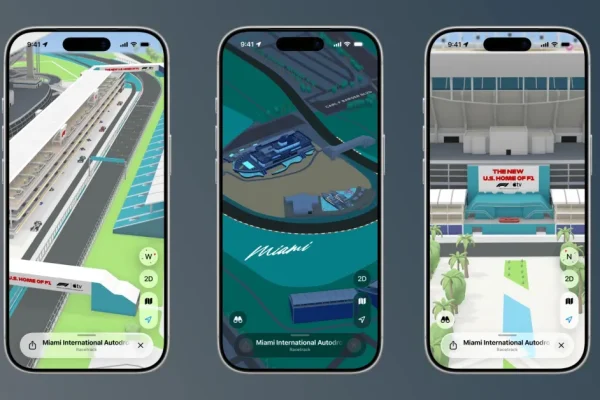 Apple Maps potenzia l’esperienza F1 per il Gran Premio di Miami